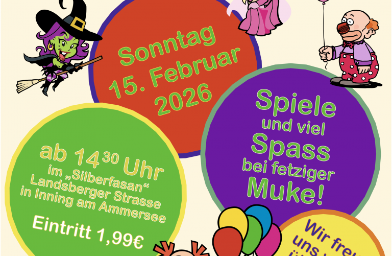 Kinder Faschingsparty 2026